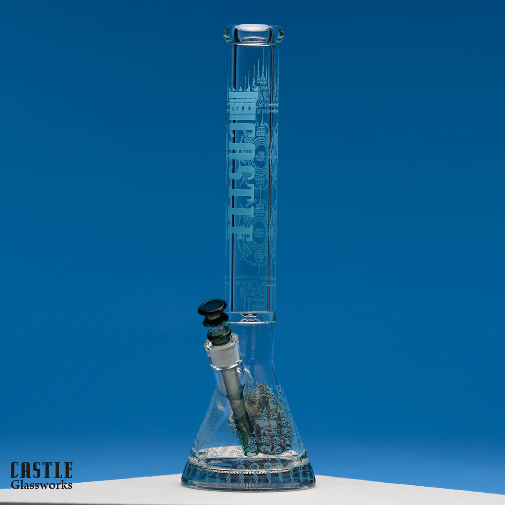 Castle Glass - The Viking Bong - 18" - 9mm