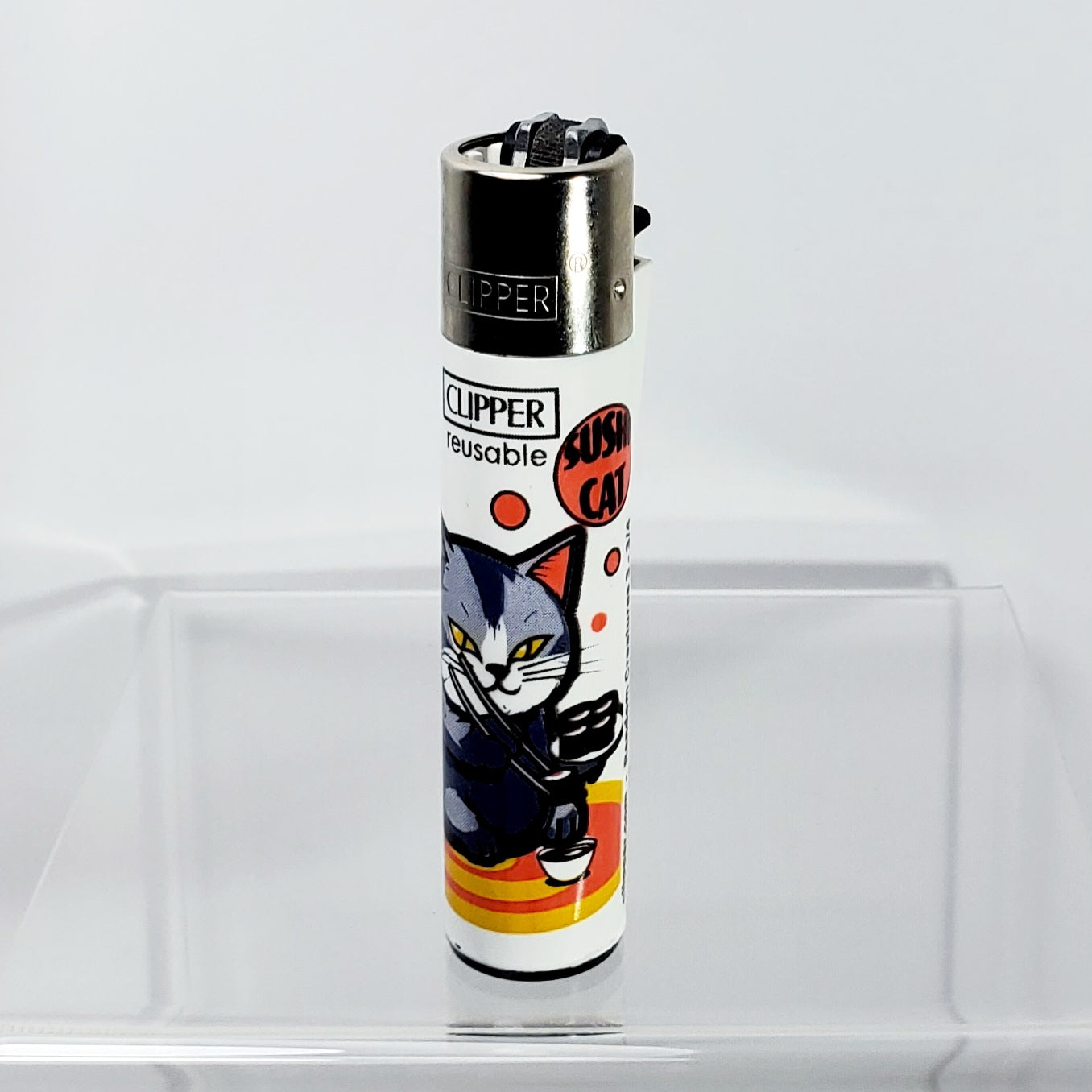Clipper Refillable Lighter - Animals - Cat
