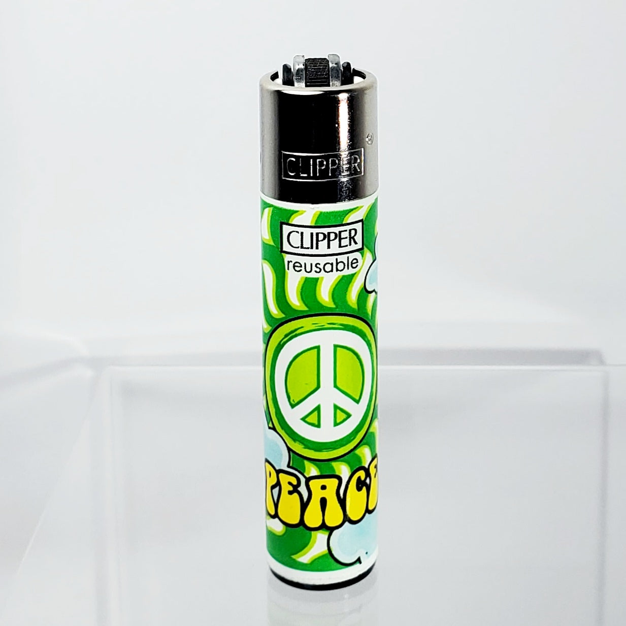 Clipper Refillable Lighter - Happy - Peace