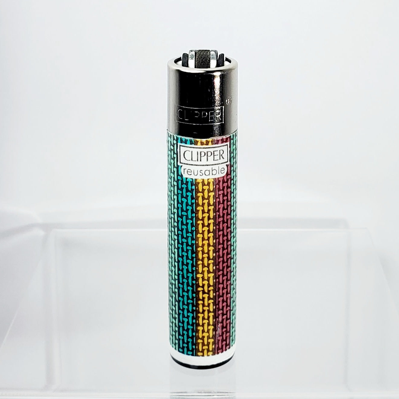 Clipper Refillable Lighter - Threads - Vertical
