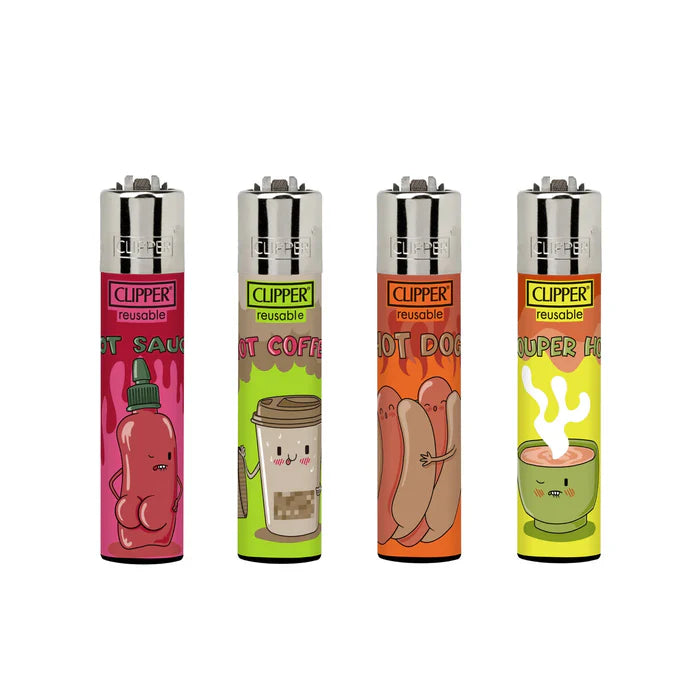 Clipper Refillable Lighter - Hot Sentences