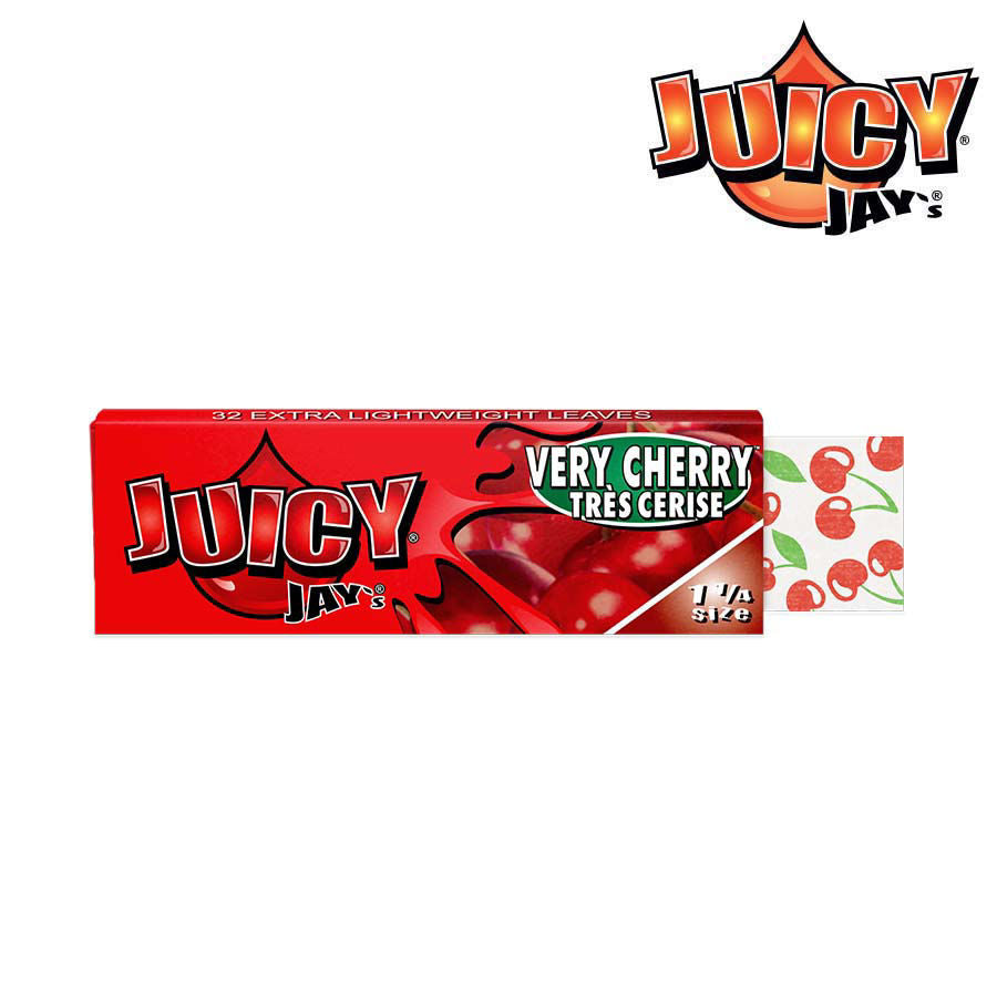 Juicy Jay - Flavoured Rolling Papers - 1¼ - Very Cherry