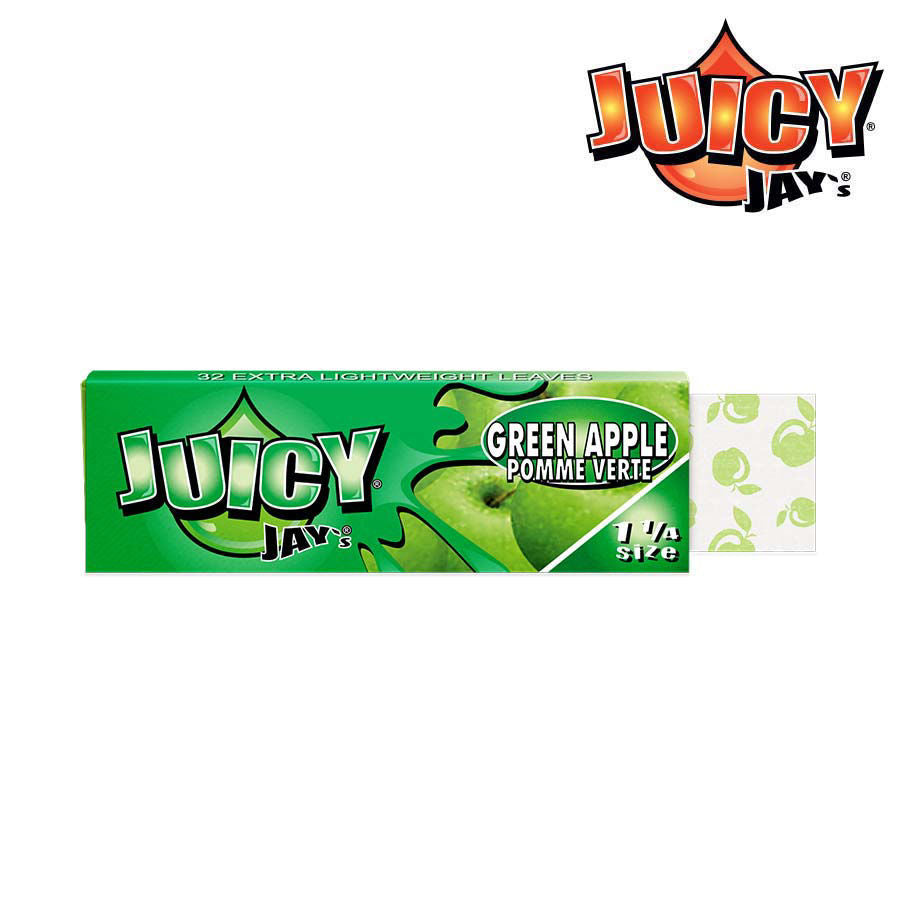Juicy Jay - Flavoured Rolling Papers - 1¼ - Green Apple