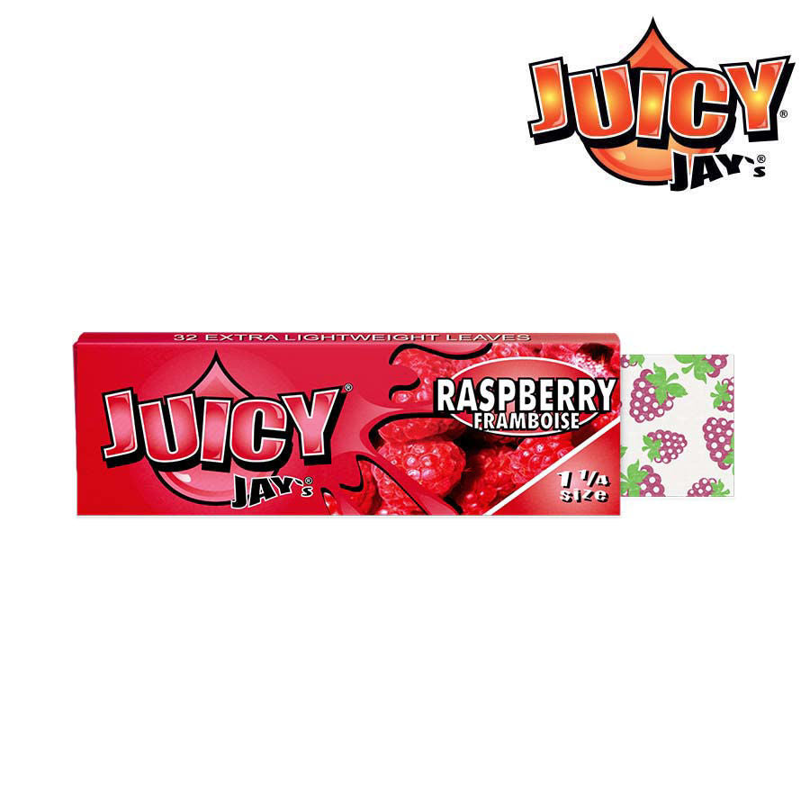 Juicy Jay - Flavoured Rolling Papers - 1¼ - Raspberry