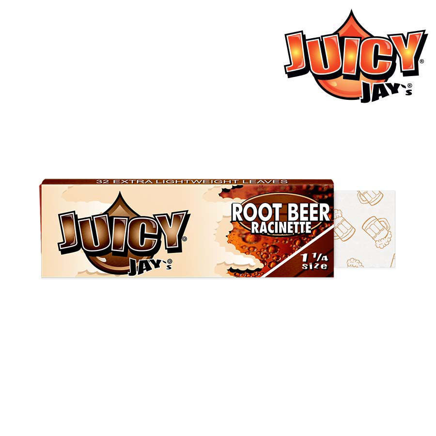 Juicy Jay - Flavoured Rolling Papers - 1¼ - Root Beer