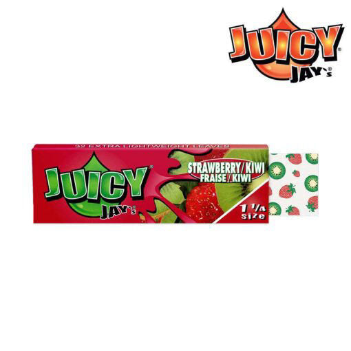 Juicy Jay - Flavoured Rolling Papers - 1¼ - Strawberry Kiwi
