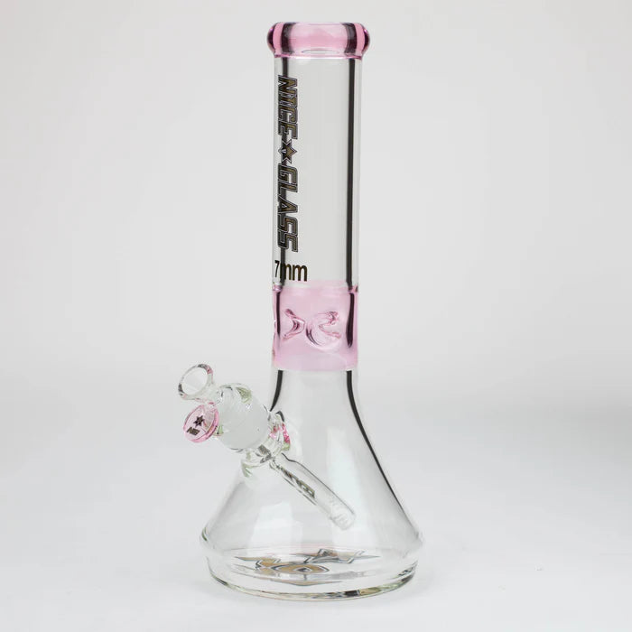 Nice Glass - 14" Glass Bong - Pink