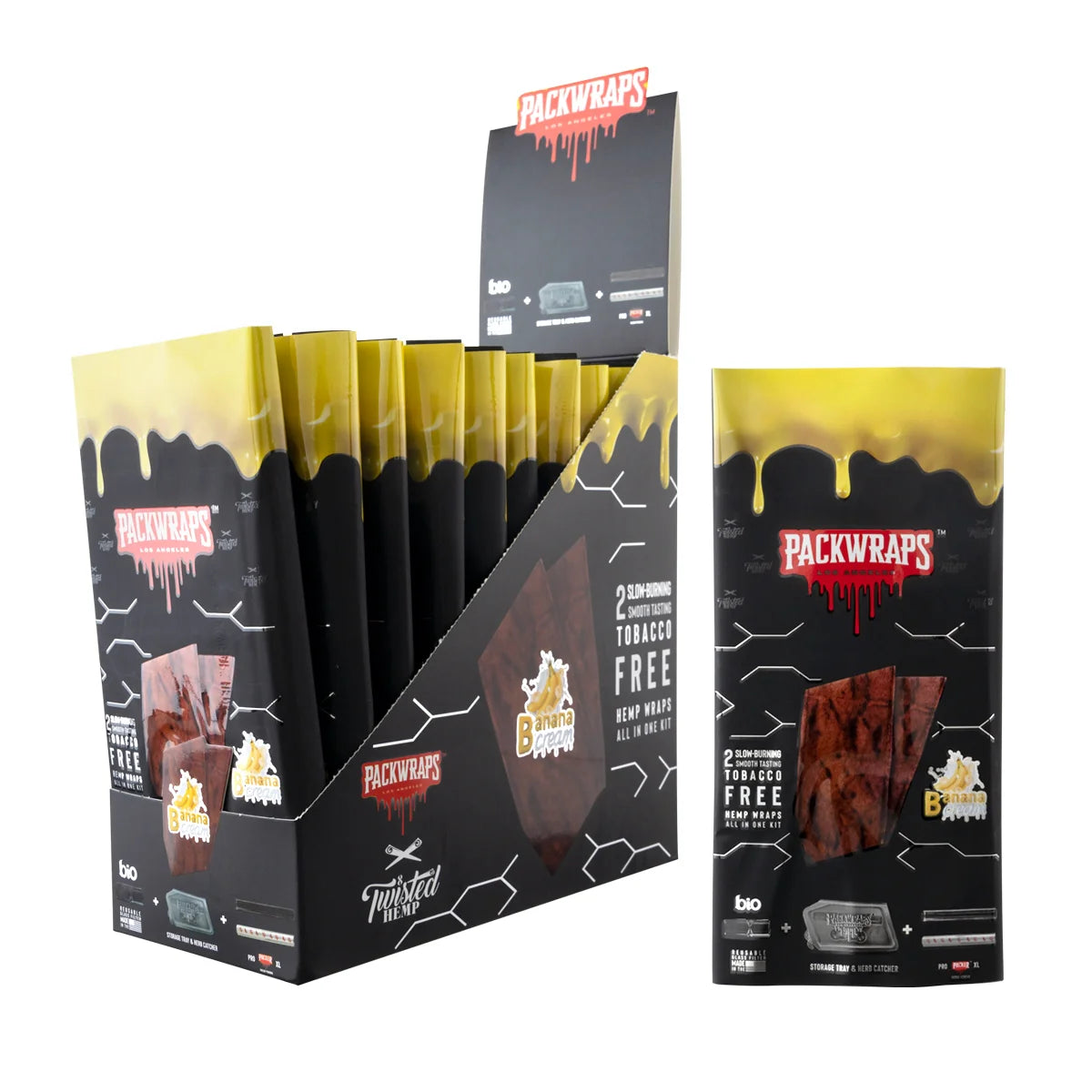 Packwraps - Hemp Wraps - Banana Cream