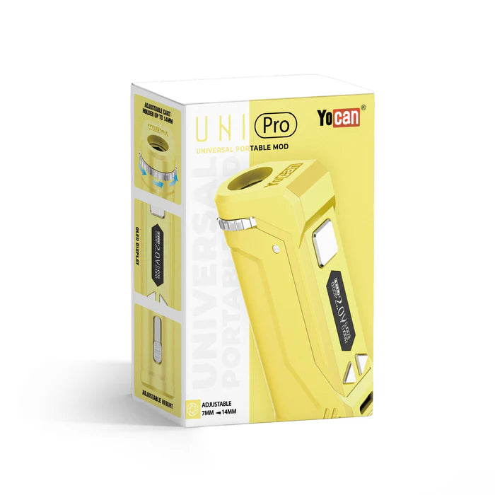 Yocan UNI Pro - Universal Cartridge Battery - Yellow