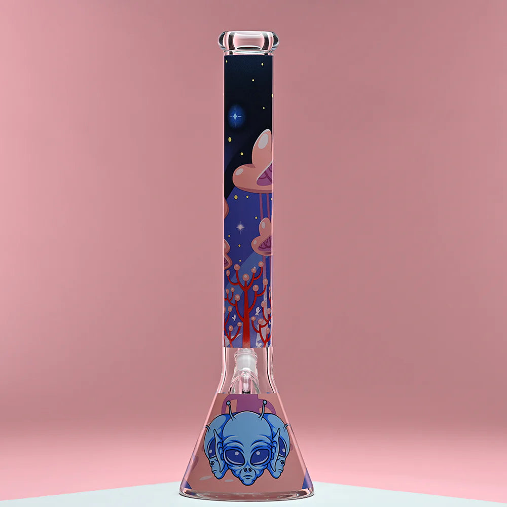 Castle Glass - The Alien Bong - 18" - 9mm