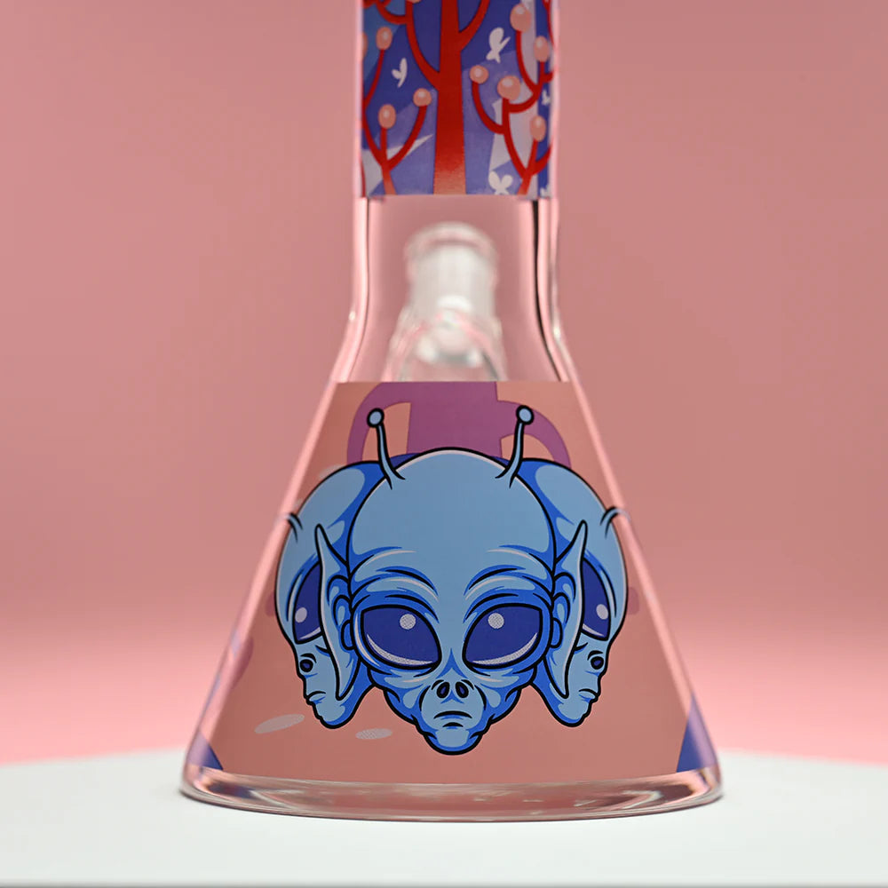 Castle Glass - The Alien Bong - 18" - 9mm