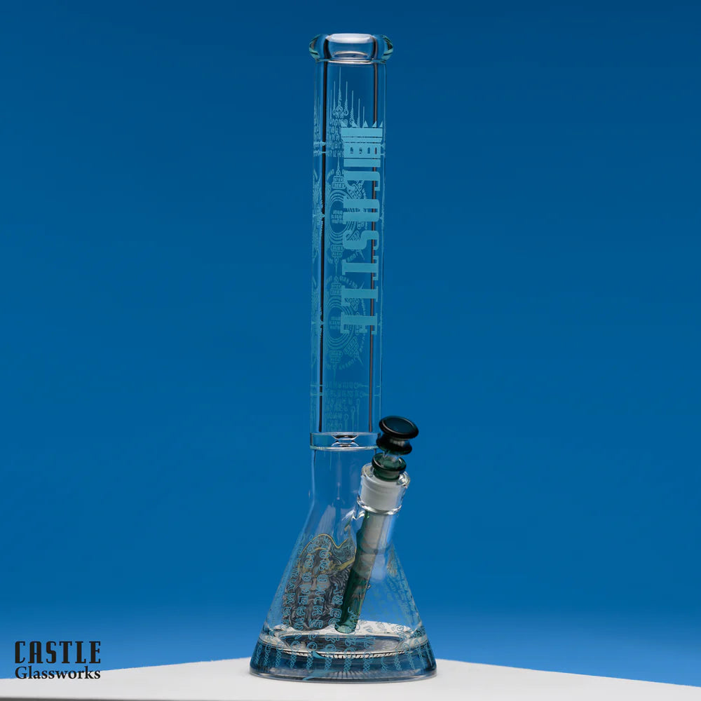 Castle Glass - The Viking Bong - 18" - 9mm