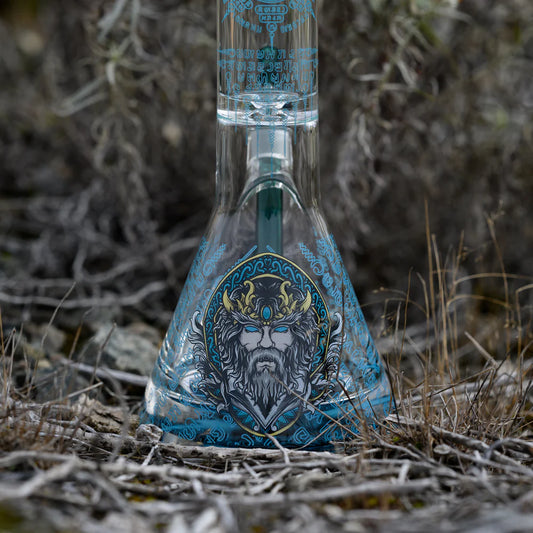 Castle Glass - The Viking Bong - 18" - 9mm