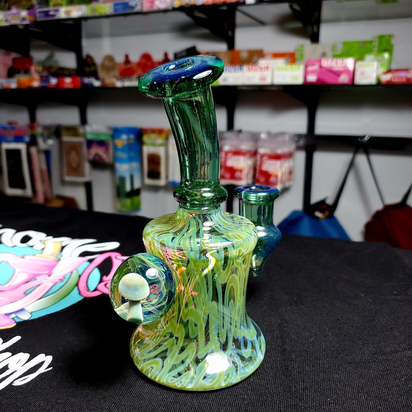 Hand Blown Piece - 14mm - Buck Lee (local BC Artist)