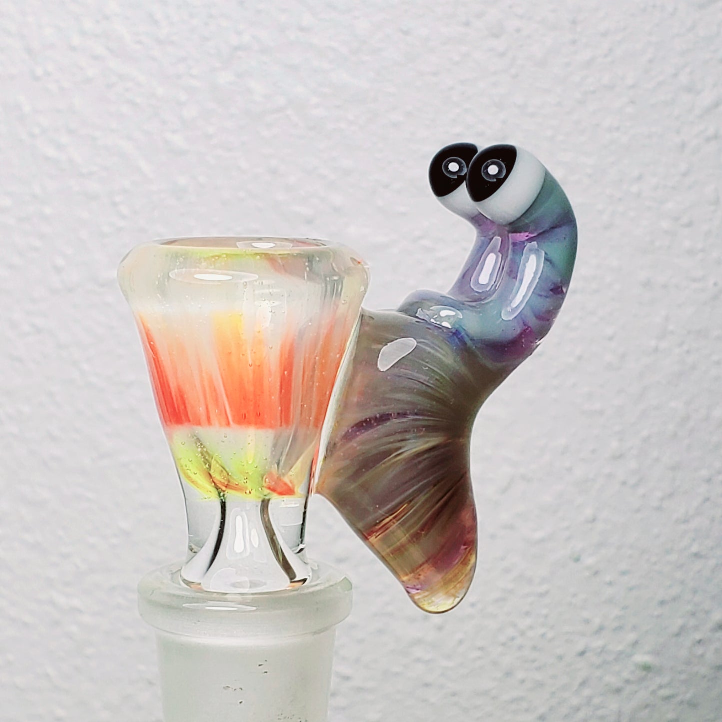 Hand-Blown Glass Slug Bowl - 14mm - Browski Glass (local BC Artist)