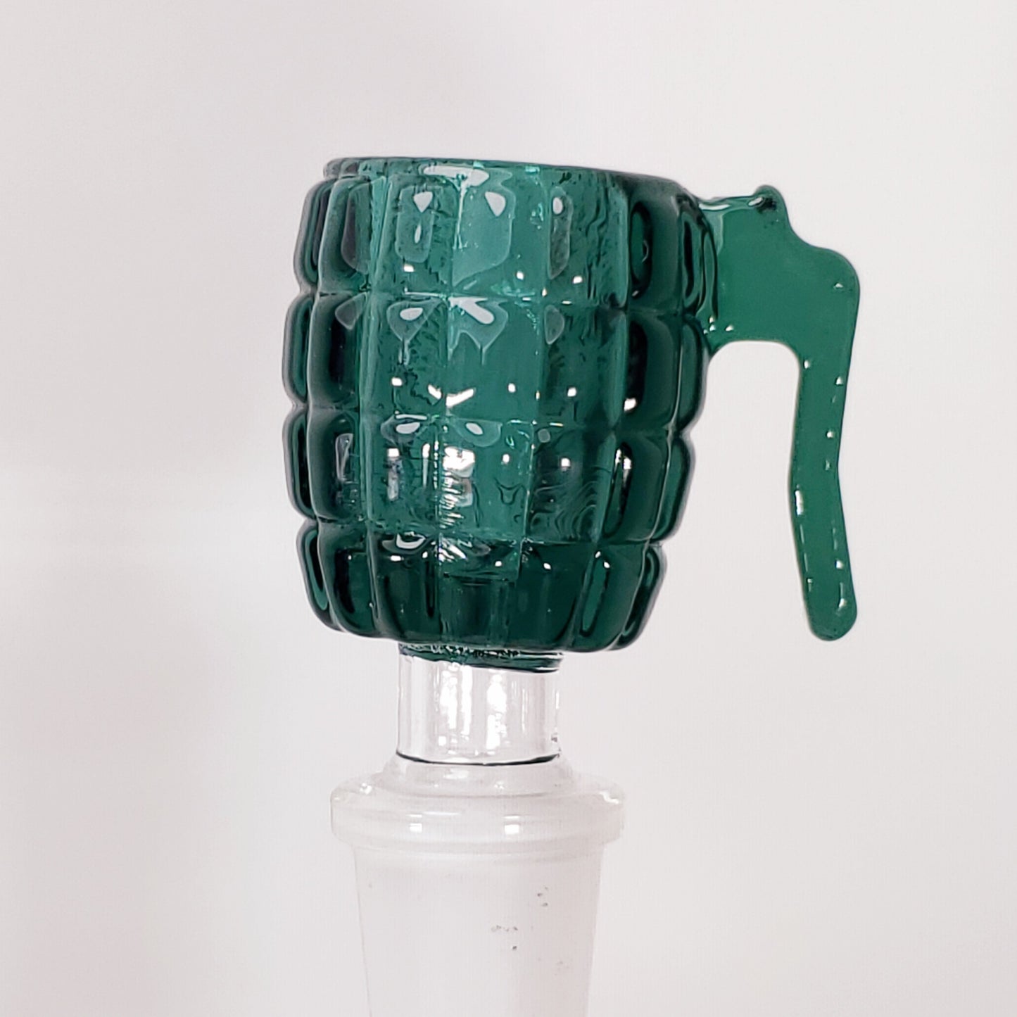 Grenade Shaped Bowl - 14mm - Lake Green