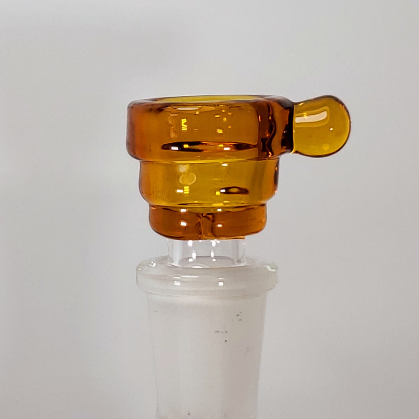 Beehive Shaped Glass Bowl - 14mm - Amber