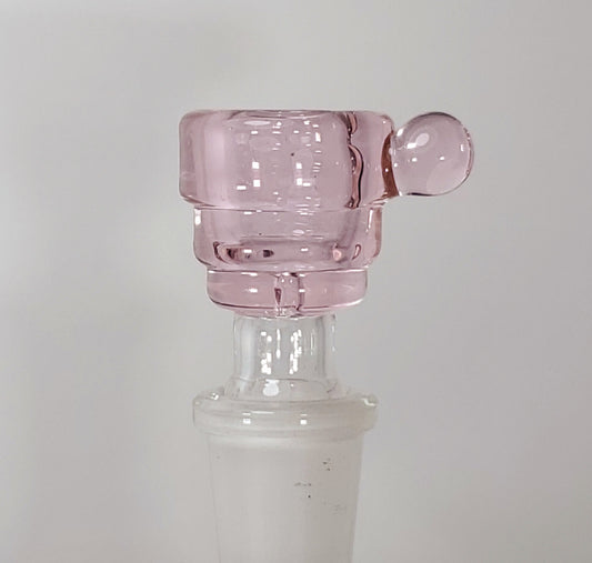 Beehive Shaped Glass Bowl - 14mm - Pink