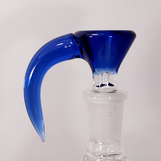 Hydros Horn Glass Bowl - 14mm - Blue