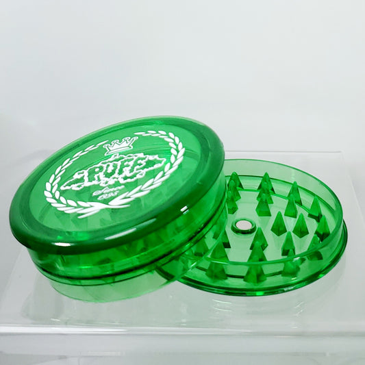 Puff Brand Acrylic Grinder with Storage Cubby - Green