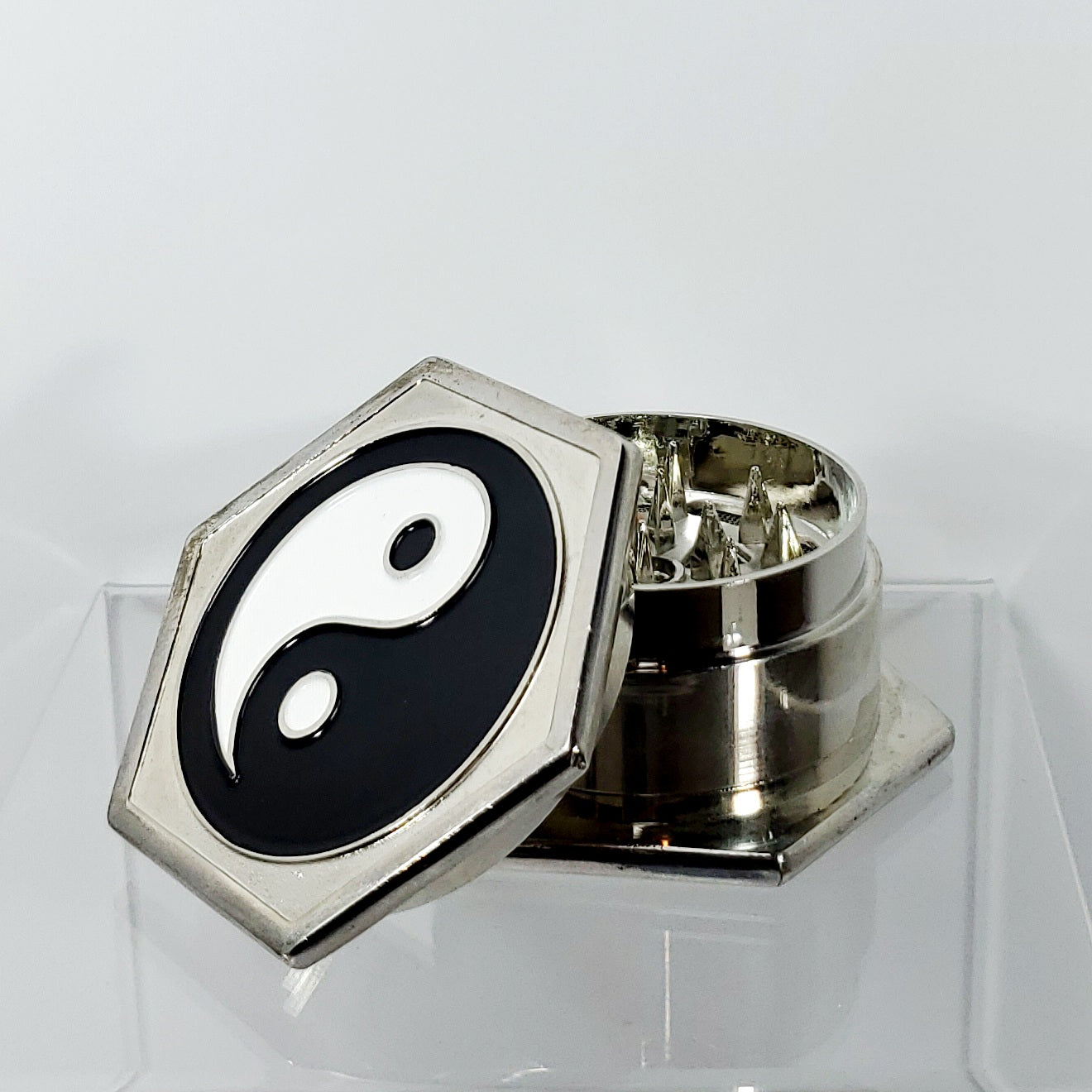 3 Piece Grinder - Metal - 50mm - Yin-Yang