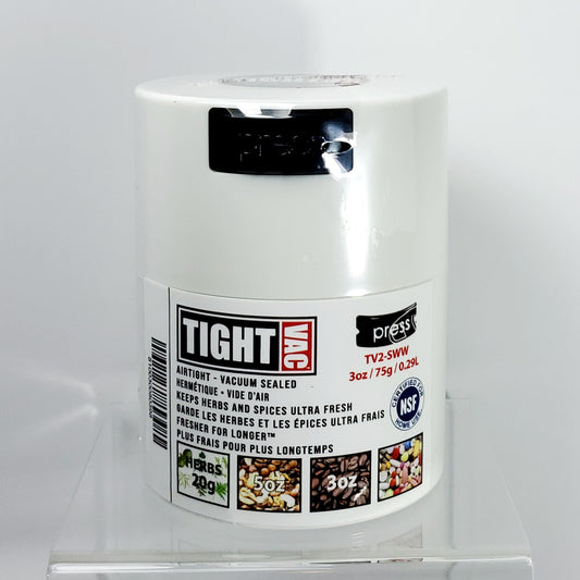 Tight Vac Vacuum Seal Storage Container – White