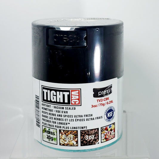 Tight Vac Vacuum Seal Storage Container – Black
