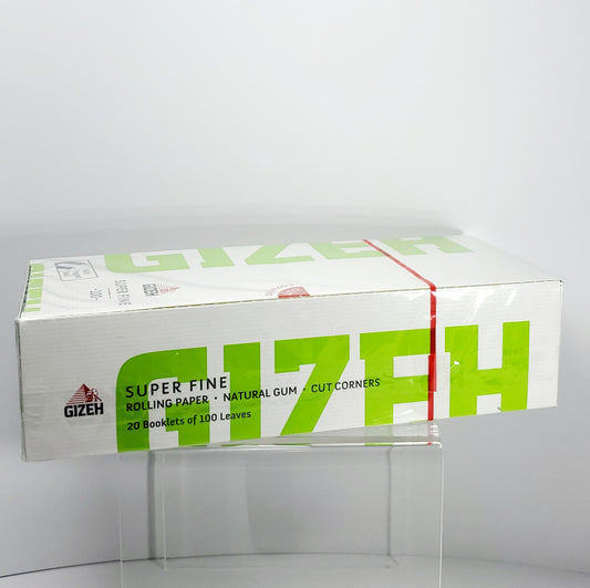 Gizeh Super Fine Rolling Papers – 20 Pack Display Case