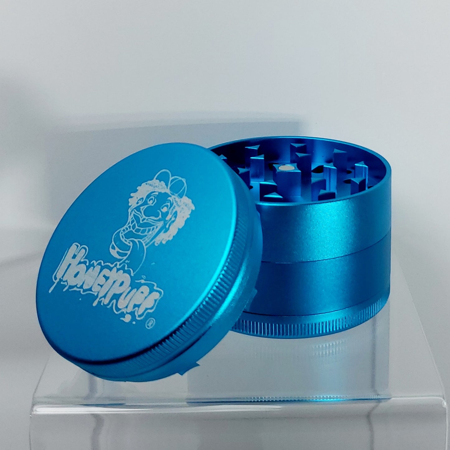 Honey Puff - 63mm - 4 Piece Grinder - Blue