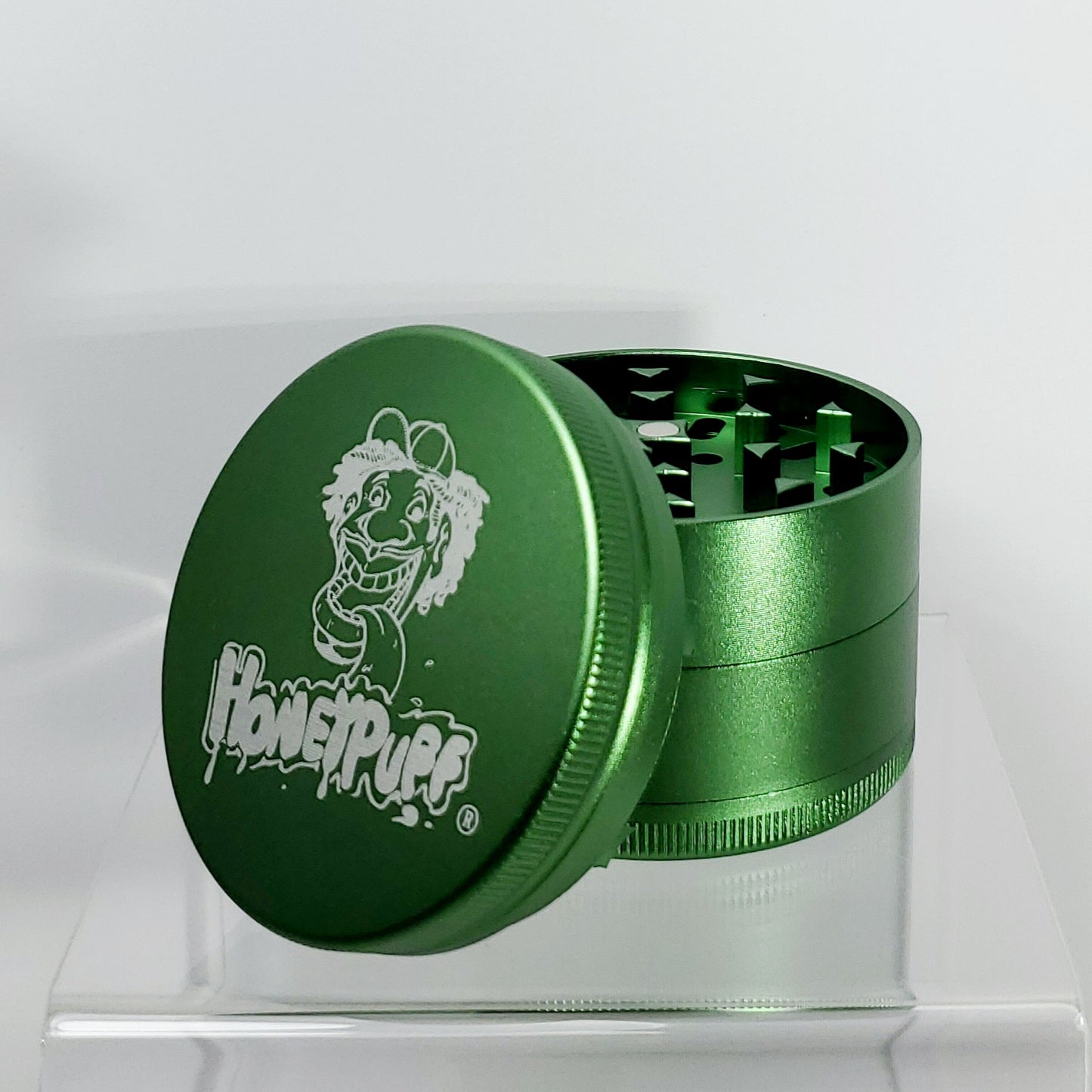 Honey Puff 63mm 4 Piece Grinder - Green