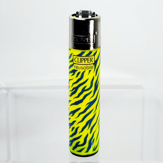 Clipper Refillable Lighter - Yellow Zebra