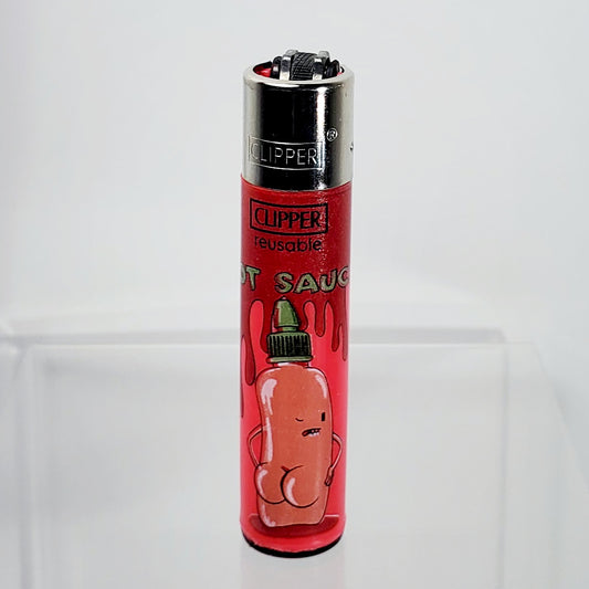 Clipper Refillable Lighter - Hot Stuff - Hot Sauce