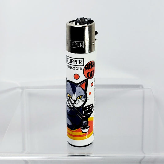 Clipper Refillable Lighter - Animals - Cat