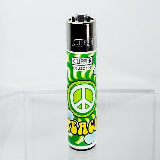 Clipper Refillable Lighter - Happy - Peace