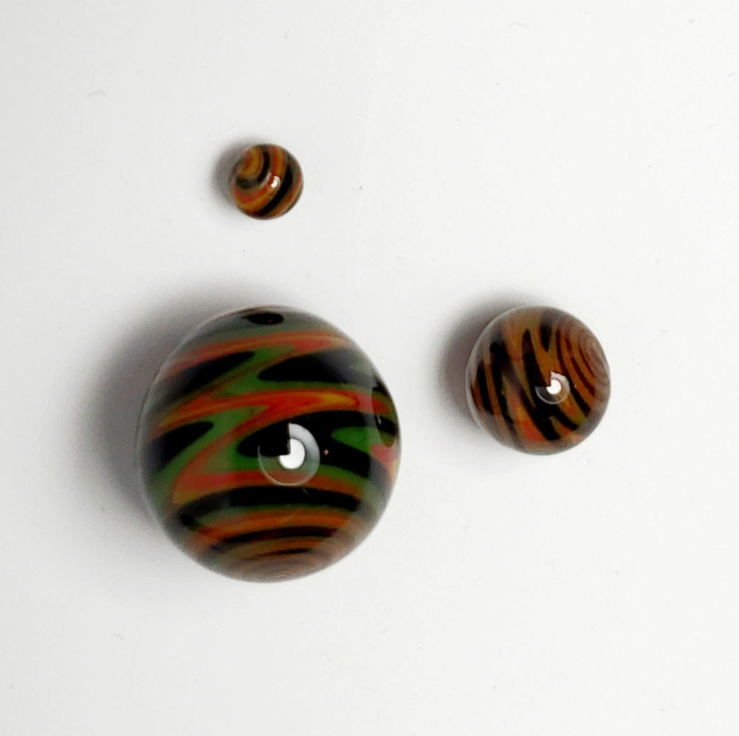 Cheech 3 Piece Marble Set - Black