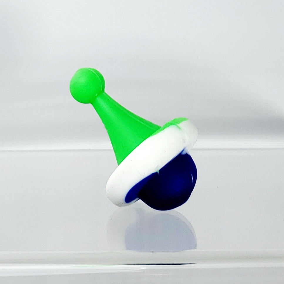Silicone Carb Cap - Blue Green