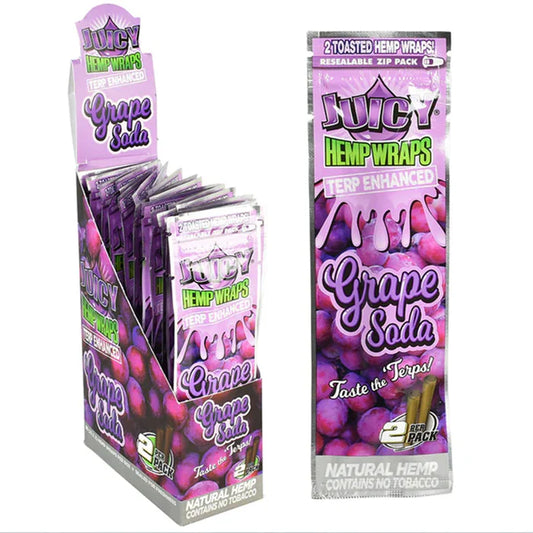 Juicy Jay - Hemp Wrap - Terp Enhanced - Grape Soda