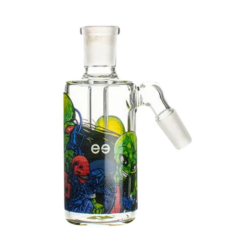 Cheech Ash Catcher - Alien Print 14mm 45 degree