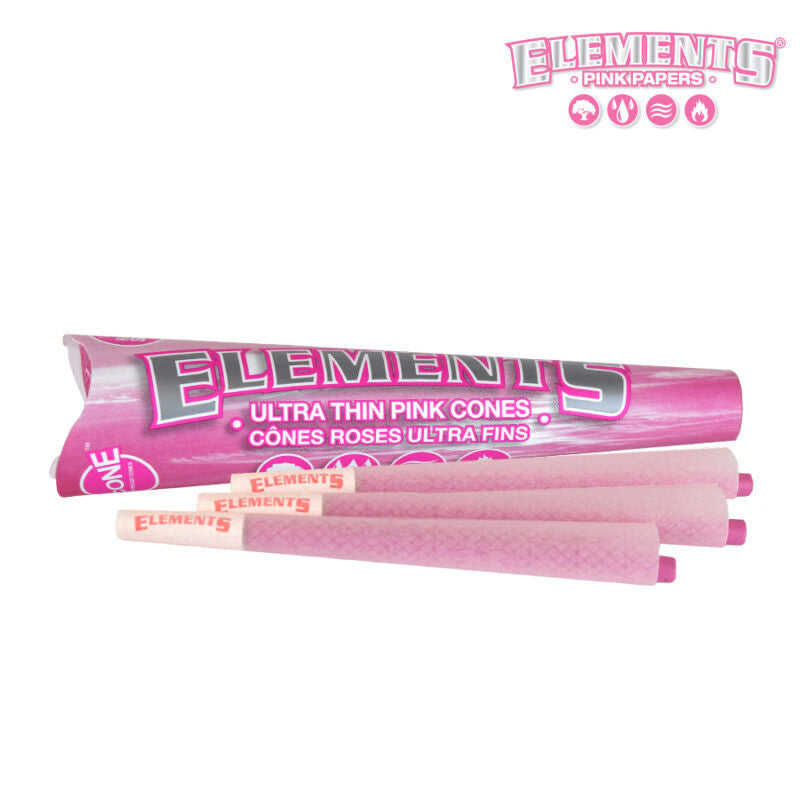 Element - Pre Rolled Cones -Pink - King Size