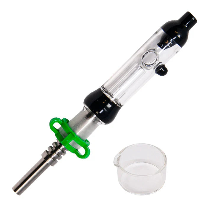 Glass Nectar Collector - 14mm - Black