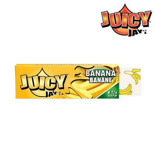Juicy Jay - Flavoured Rolling Papers - 1¼ - Banana