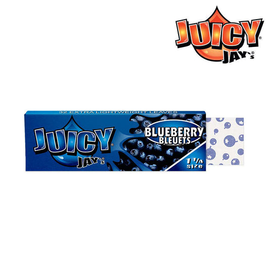 Juicy Jay - Flavoured Rolling Papers - 1¼ - Blueberry
