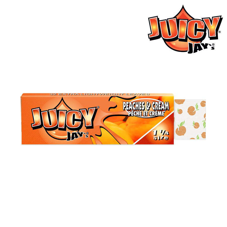 Juicy Jay - Flavoured Rolling Papers - 1¼ - Peaches and Cream