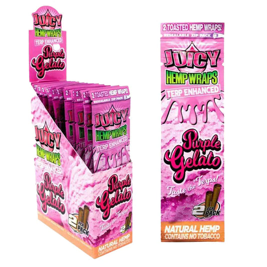 Juicy Jay - Hemp Wrap - Terp Enhanced - Purple Gelato