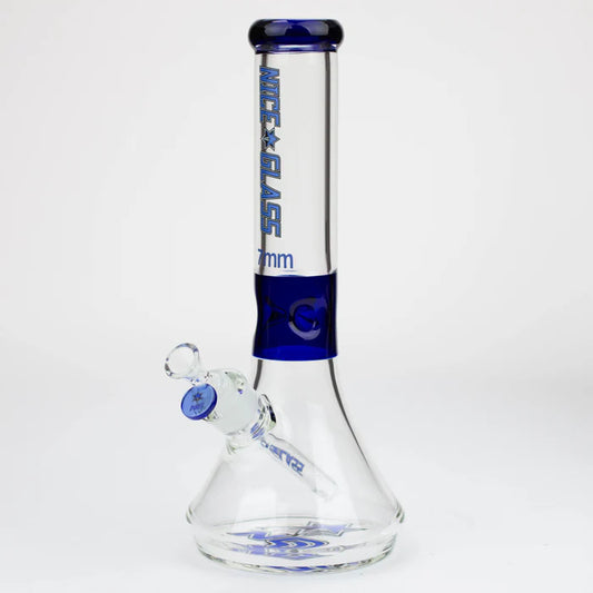Nice Glass - 14" Glass Bong - Blue