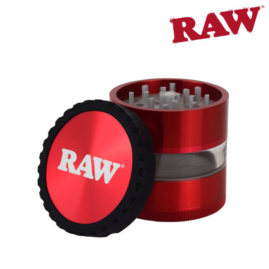 Raw Lifetime Grinder - Clear Body Edition - Red