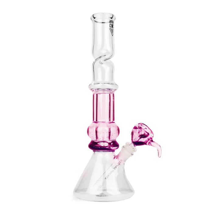 Red Eye Glass - Sparkle Liquid Bong - Pink
