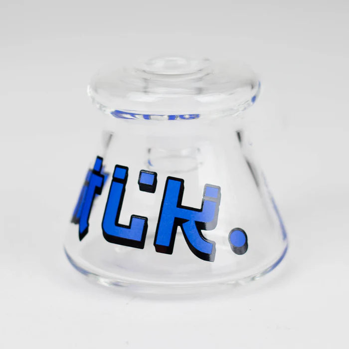 Silk Glass - 17" 10mm Thick Beaker Glass Bong Set with Accessories – BLUE